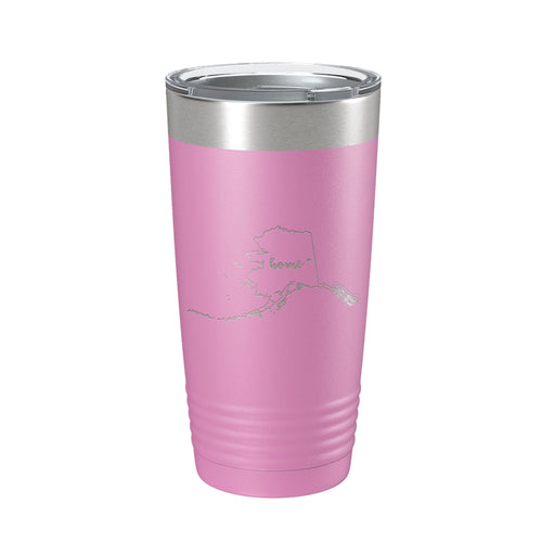 Alaska Tumbler Home State Travel Mug Insulated Laser Engraved Map Coffee Cup 20 oz
