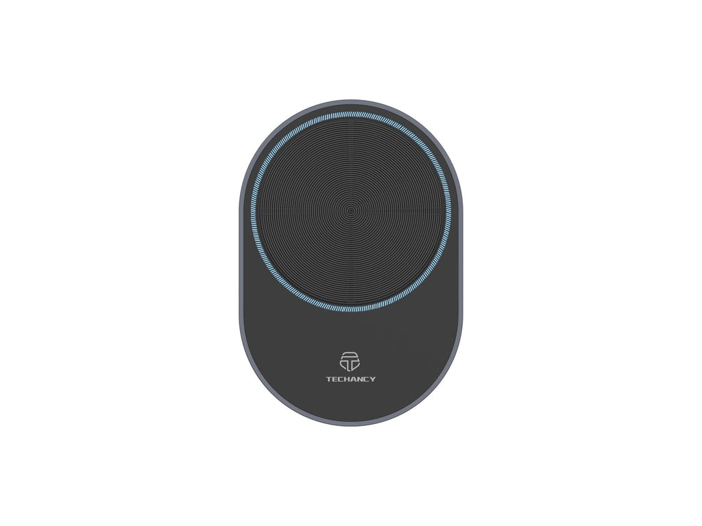 Techancy Suporte Magnético Para Telemóvel Com Carregador Sem Fios TF2798 Preto, Compatível Com Magsafe, Carregamento Sem Fios De 15 W